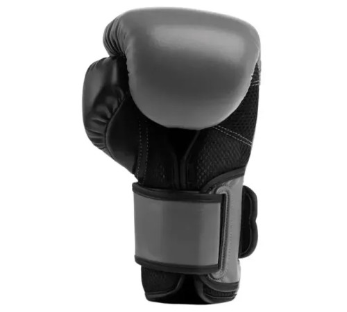 Боксерські рукавиці Everlast POWERLOCK 2R TRAINING GLOVE 16 унцій, сірі