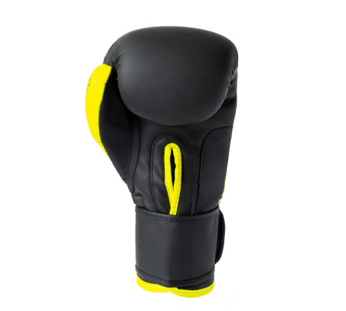Рукавчки боксерські SPARTAN розмір 10 унцій, чорно-жовті