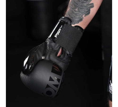 Рукавички боксерські з бинтами Phantom APEX Speed 16 унцій, чорні