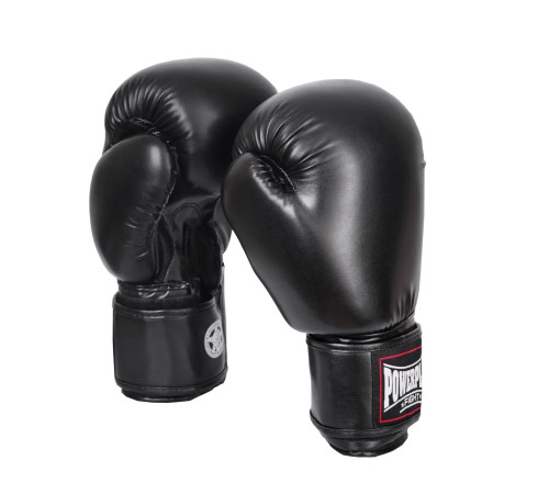 Рукавички боксерські PowerPlay 3004 Classic 12 унцій, чорні