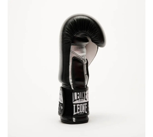 Рукавички боксерські з бинтами Leone GN208 ICONIC розмір 14 унцій, чорні