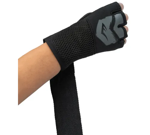 Рукавички боксерські Everlast PROSPECT QUICK WRAPS розмір L/XL, чорні