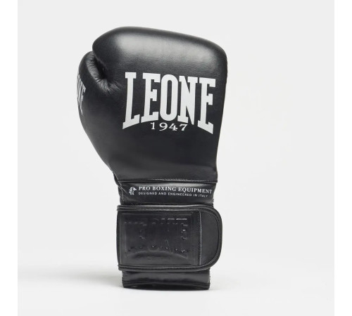 Рукавички боксерські з бинтами Leone GN111 THE GREATEST 12 унцій, чорні