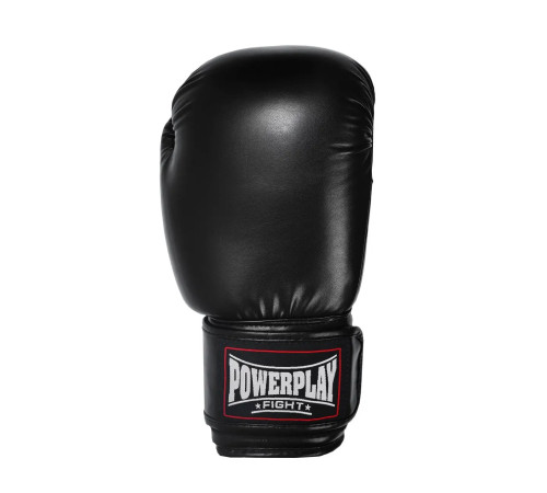 Рукавички боксерські PowerPlay 3004 Classic 16 унцій, чорні