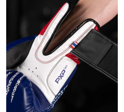 Рукавички боксерські з бинтами Phantom Muay Thai 10 унцій, сині