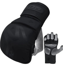 Тренувальні рукавиці для ММА RDX GRAPPLING GLOVES SHOOTER T-15 розмір M, чорний
