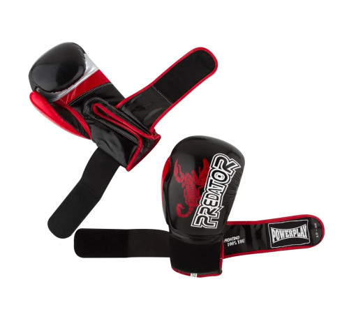 Рукавички боксерські PowerPlay 3007 Scorpio 12 унцій, чорні