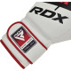 Рукавички боксерські з капою RDX F7 Ego розмір 14 унцій, біло-червоні