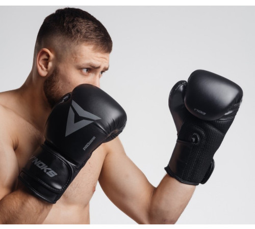 Рукавички боксерські V`Noks Primo Air 16 унцій, чорні