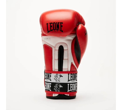 Рукавички боксерські з бинтами Leone GN208 ICONIC розмір 16 унцій, червоні