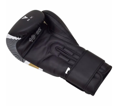 Рукавички боксерські з капою RDX F7 Ego розмір 14 унцій, чорно-золотистий