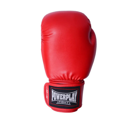 Рукавички боксерські PowerPlay 3004 Classic 10 унцій, червоні