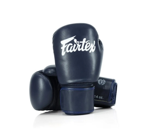 Рукавички боксерські з бинтами Fairtex Amateur BGV27 16 унцій, темно-сині