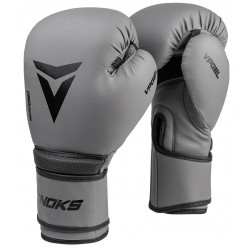 Рукавички боксерські V`Noks Ultima 10 унцій, сірі