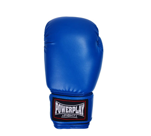 Рукавички боксерські PowerPlay 3004 Classic 10 унцій, сині