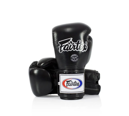 Рукавички боксерські з бинтами Fairtex Super Sparring BGV5 10 унцій, чорні