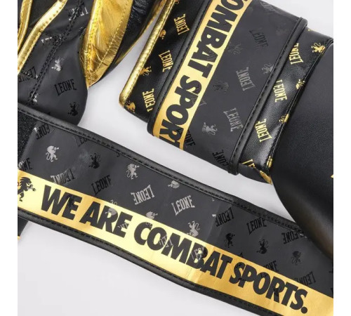 Рукавички боксерські з бинтами Leone GN220 DNA розмір 12 унці, чорні