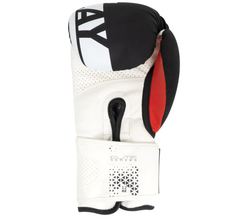 Рукавички боксерські PowerPlay 3086 Matt Challenger розмір 10 унцій, чорно-білі