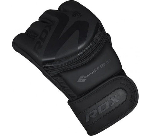 Рукавички ММА RDX F15 Matte S, чорні
