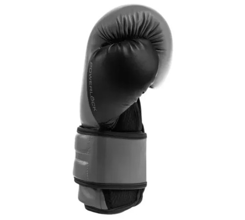 Боксерські рукавиці Everlast POWERLOCK 2R TRAINING GLOVE 14 унцій, сірі