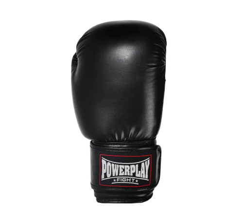 Рукавички боксерські PowerPlay 3004 Classic 10 унцій, чорні