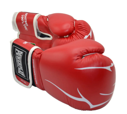 Рукавички боксерські PowerPlay 3018 Jaguar 14 унцій, червоні