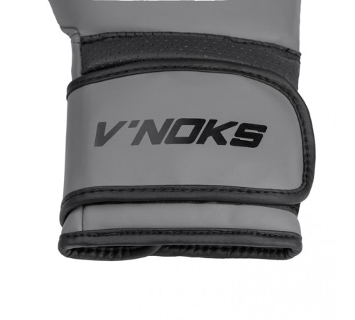 Рукавички боксерські V`Noks Ultima 14 унцій, сірі