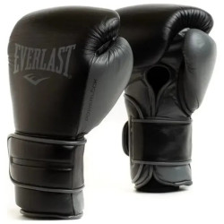 Боксерські рукавиці EVERLAST POWERLOCK 2 PRO TRAINING H&L GLOVE 16 унцій, чорні