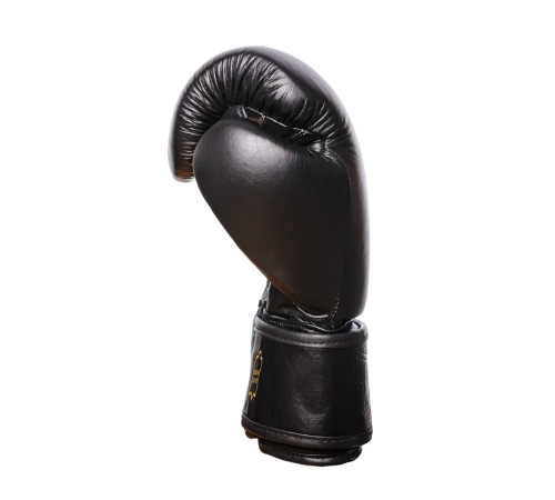 Рукавички боксерські шкіряні PowerPlay 3014 Indiana 10 унцій, чорні