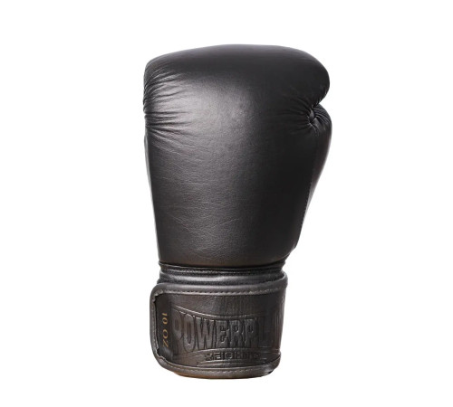 Рукавички боксерські шкіряні PowerPlay 3014 Indiana 10 унцій, чорні