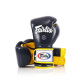Рукавички боксерські з бинтами Fairtex Mexican BGV9 14 унцій, синьо-жовті