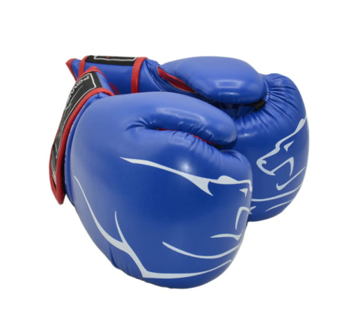 Рукавички боксерські PowerPlay 3018 Jaguar 14 унцій, сині