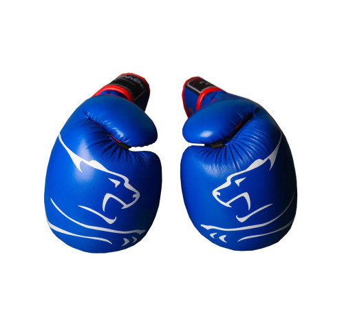 Рукавички боксерські PowerPlay 3018 Jaguar 14 унцій, сині