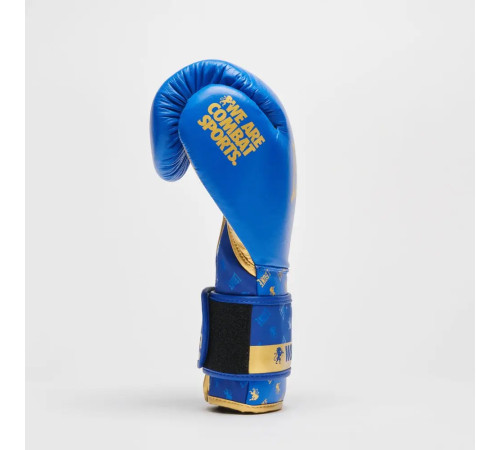 Рукавички боксерські з бинтами Leone GN220 DNA розмір 16 унцій, сині