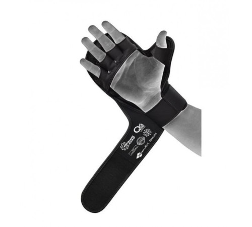 Рукавички ММА RDX T17 Aura L, чорно-золотистий