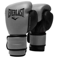 Боксерські рукавиці Everlast POWERLOCK 2R TRAINING GLOVE 10 унцій, сірі