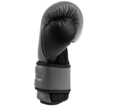 Боксерські рукавиці Everlast POWERLOCK 2R TRAINING GLOVE 10 унцій, сірі