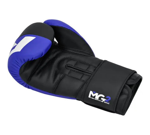 Рукавички боксерські з капою RDX F4 Hook&Loop розмір 14 унцій, чорно-сині