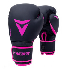 Рукавички боксерські V`Noks Ultima 10 унцій, чорно-фіолетові