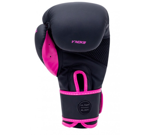 Рукавички боксерські V`Noks Ultima 10 унцій, чорно-фіолетові