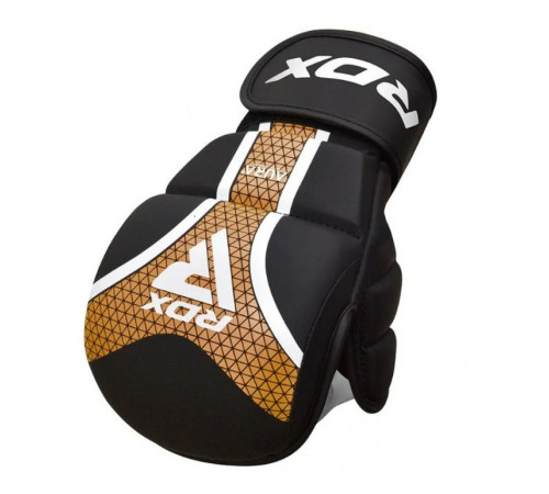Рукавички ММА RDX T17 Aura XL, чорно-золотисті