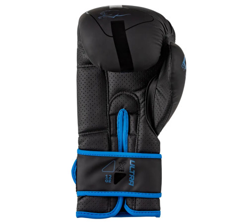 Рукавички боксерські PowerPlay 3024 Ultra Mat розмір 12 унцій, чорно-сині