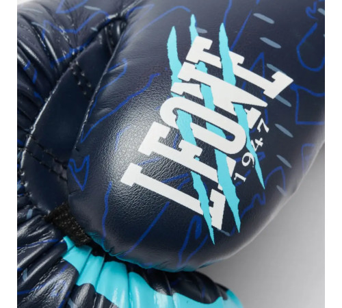 Рукавички боксерські Leone GN004 PRIMAL INSTINCT розмір 16 унцій, сині