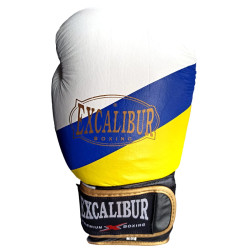Рукавички боксерські Excalibur Ukraine Flag 8070-03 10 унцій 