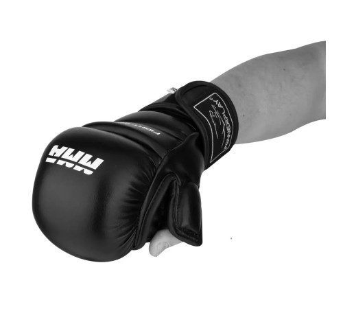 Рукавички для MMA PowerPlay 3026 розмір XS, чорні