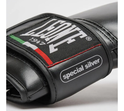 Рукавички боксерські з капою Leone GN383 THUNDER розмір 16 унцій, чорні