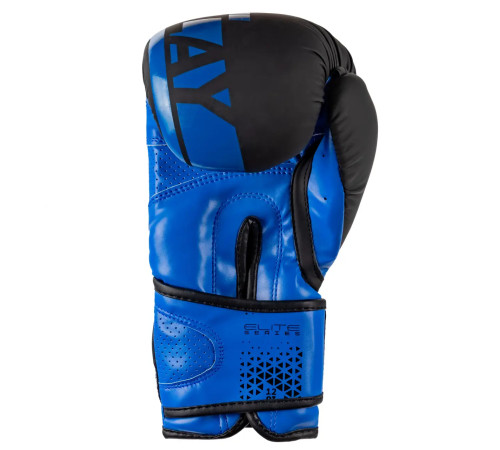 Рукавички боксерські PowerPlay 3086 Matt Challenger розмір 16 унцій, чорно-сині