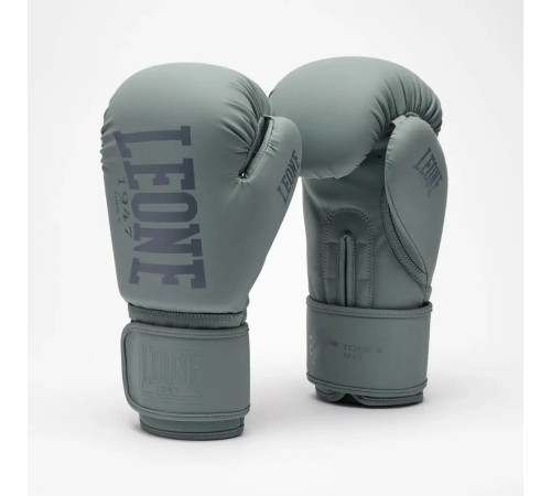 Рукавички боксерські Leone GN058 TONE X розмір 14 унцій, сірі