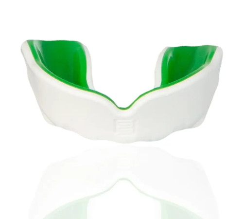 Капа боксерська доросла MAKURA Ignis від 11 років біло-зелена