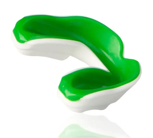 Капа боксерська доросла MAKURA Ignis від 11 років біло-зелена